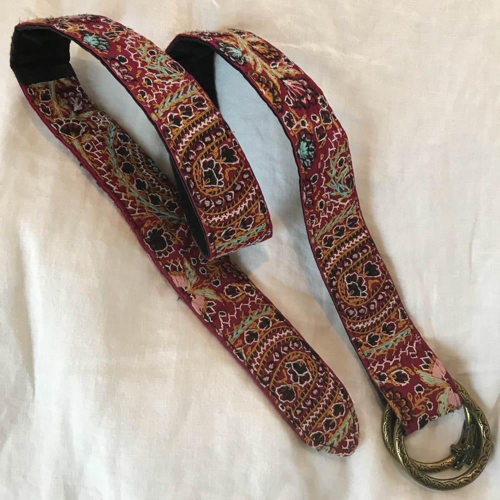 Lucky Brand Embroidered Belt